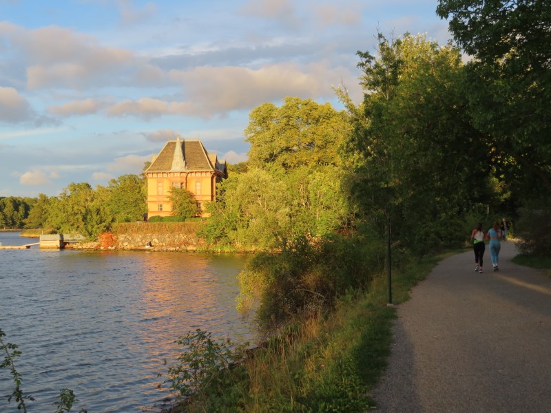 Sirishov Mansion on Djurgrden Island in Stockholm, Sweden.