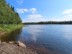 Muonio River near highway E8 close to Muonio Finland.