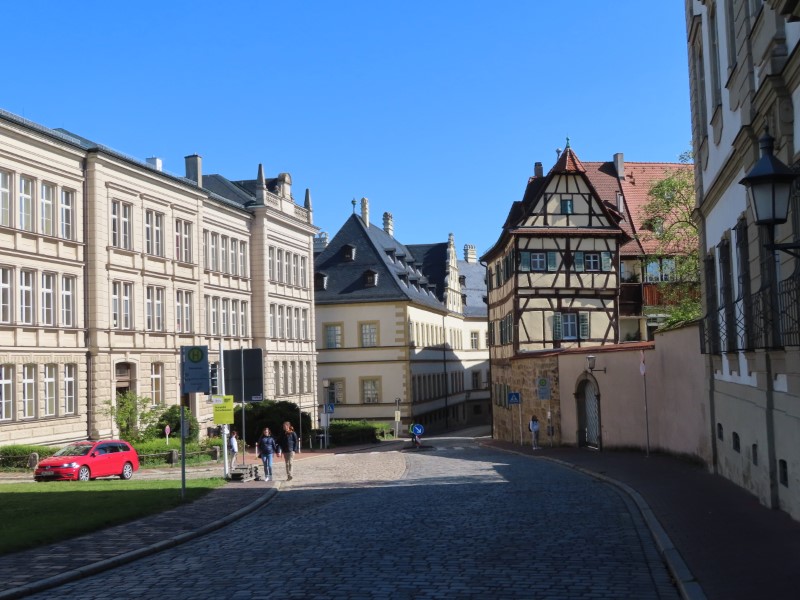 Street in Bamberg, Germany.
