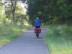 Cyclist between Kyritz and Rathenow, Germany.