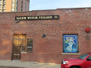 Building (Salem Witch Village) in Salem, Massachusetts.