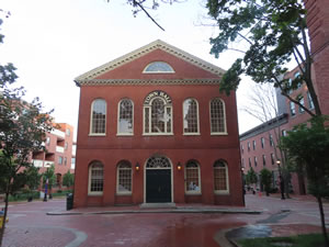 Building (town Hall) in Salem, Massachusetts.