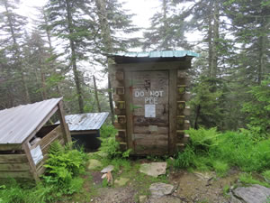 Outhouse for Taft Lodge on Mont Mansfield in Vermont