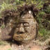Carved rock on Isle Santa Maria, Ecuador.  This was carved by a German man in the 1800s. 