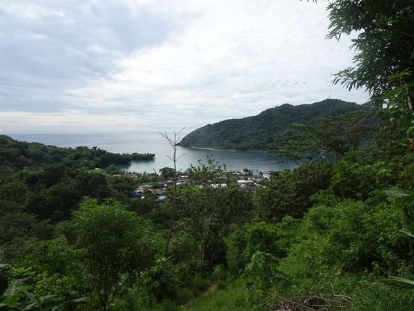 View upon entering La Miel Panama.