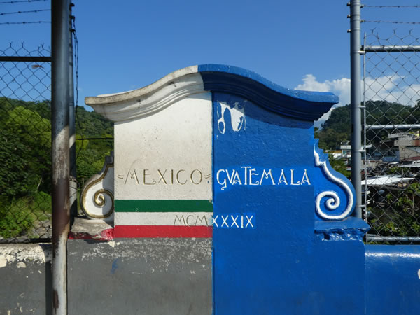Mexico/ Guatemala border near Tapachula, Mexico.