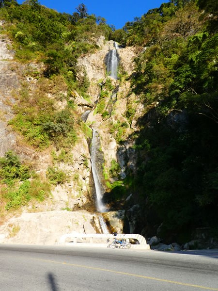 Waterfall near Panajachel, Guatemala.