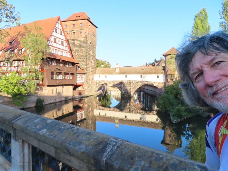 Ted at Hangman's bridge  (1595) in Nuremberg, Germany.