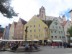 Main square in Fssen, Germany.