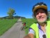 Ted and his bike on bike trail near Hopferau, Germany.