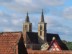 St. James church seen from wall in Rothenburg ob der Tauber, Germany.