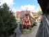 View of Gerlachschmiede from the wall in Rothenburg ob der Tauber, Germany.