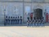 Changing of the guards at Amalienborg Palace in Copenhagen.